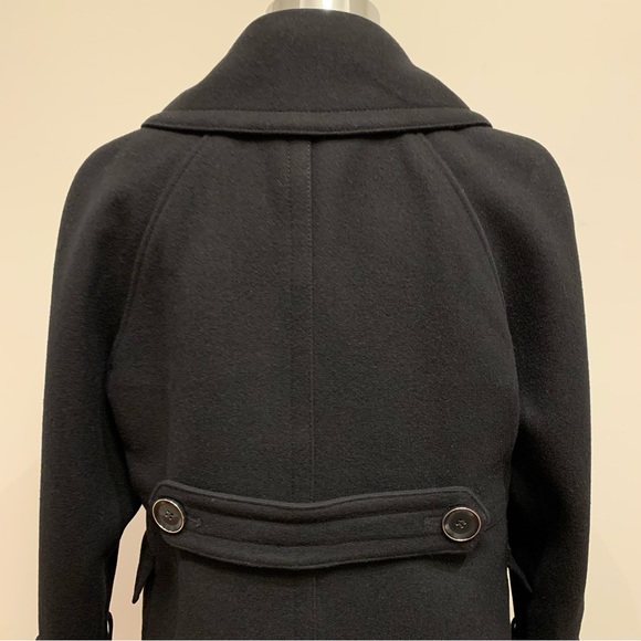 Sandra Angelozzi Women’s Double Breasted Wool Coat, Black Size 40 - Picture 4 of 16